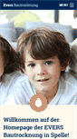 Mobile Screenshot of evers-bautrocknung.de
